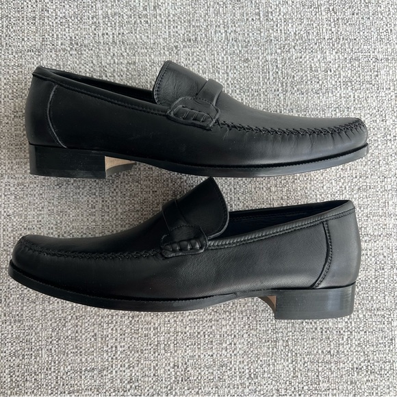 Bruno Magli Porro Leather Bit Slip On Loafers Black Men’s Size 8 NEW IN BOX main image 5